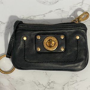 MARC BY MARC JACOBS "Totally Turnlock Key Pouch" Wallet / Card Holder w Keyring